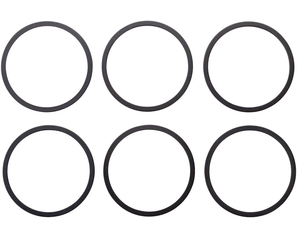 Wheels Manufacturing Bottom Bracket Spacer Pack (Black) (46mm ID)